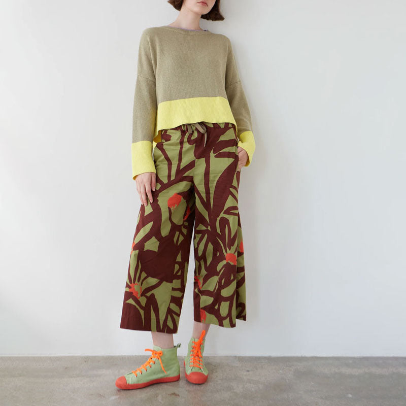 Khakhi Drawstring Pants – Linen Bloom store