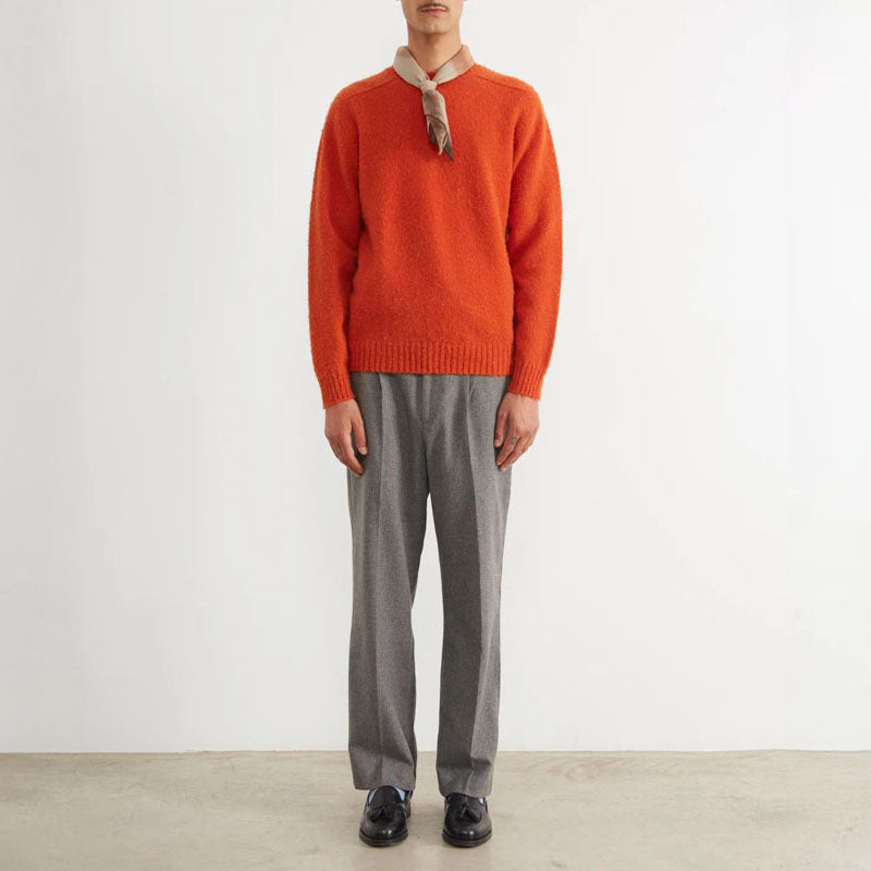 Plain orange sweater sale