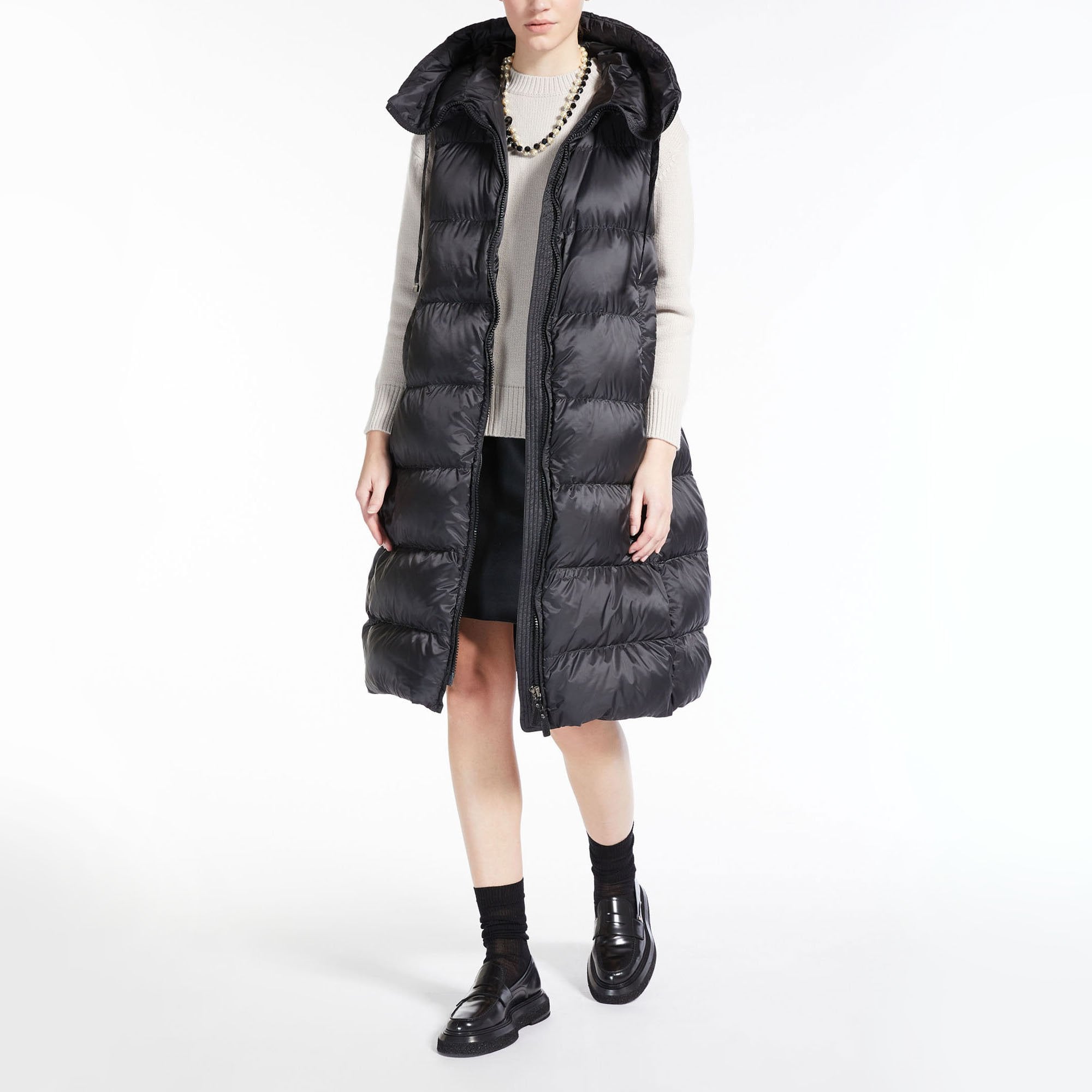 Seivest Long Gilet in Black Collen Clare Collen Clare