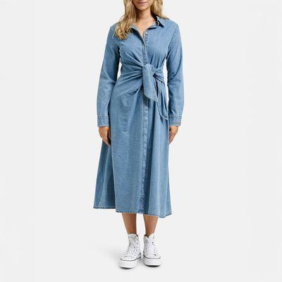 SMITH & SOUL Lyocell Dress in Denim