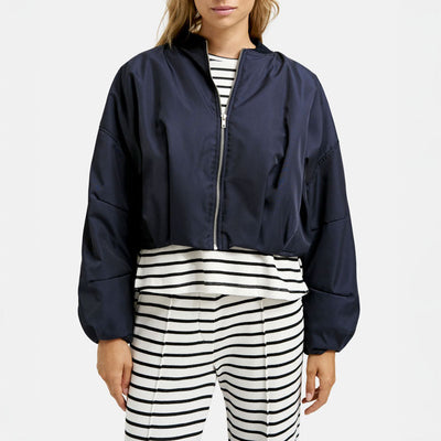 SMITH & SOUL Summer Bomber Jacket in Marine