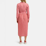 SMITH & SOUL Plisse Dress in Rose Print