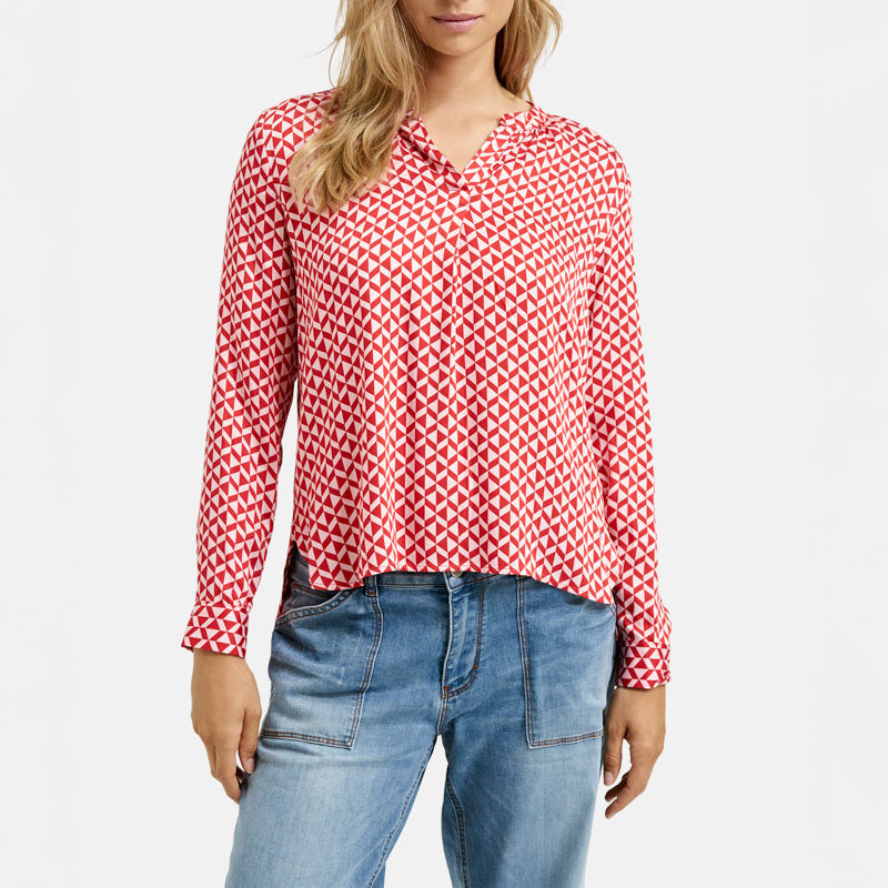 SMITH & SOUL Vince Blouse in Rose Print