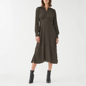 Rudy EV Dress with High Cuffs in Bees