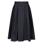 Abey Skirt with Pockets in Raw Blue