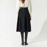 Abey Skirt with Pockets in Raw Blue