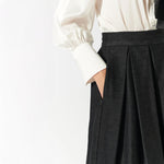 Abey Skirt with Pockets in Raw Blue