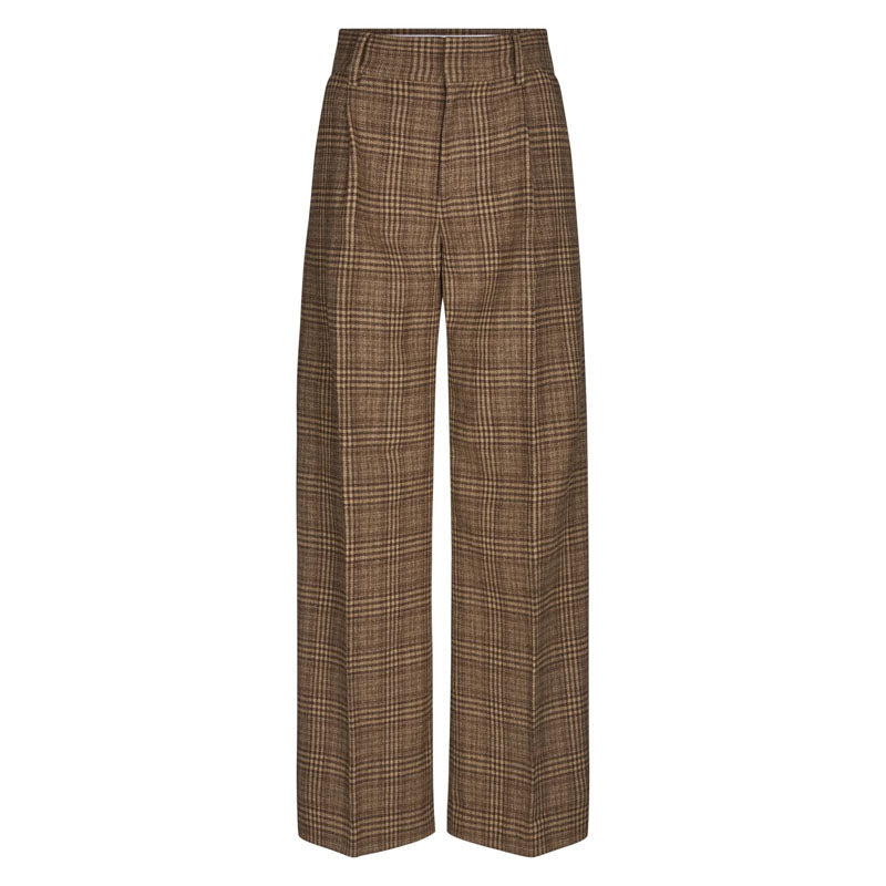 Casitia Wide Leg Trousers in Windsor Check