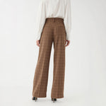 Casitia Wide Leg Trousers in Windsor Check