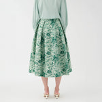 Abey Skirt with Pockets in Botanic Green