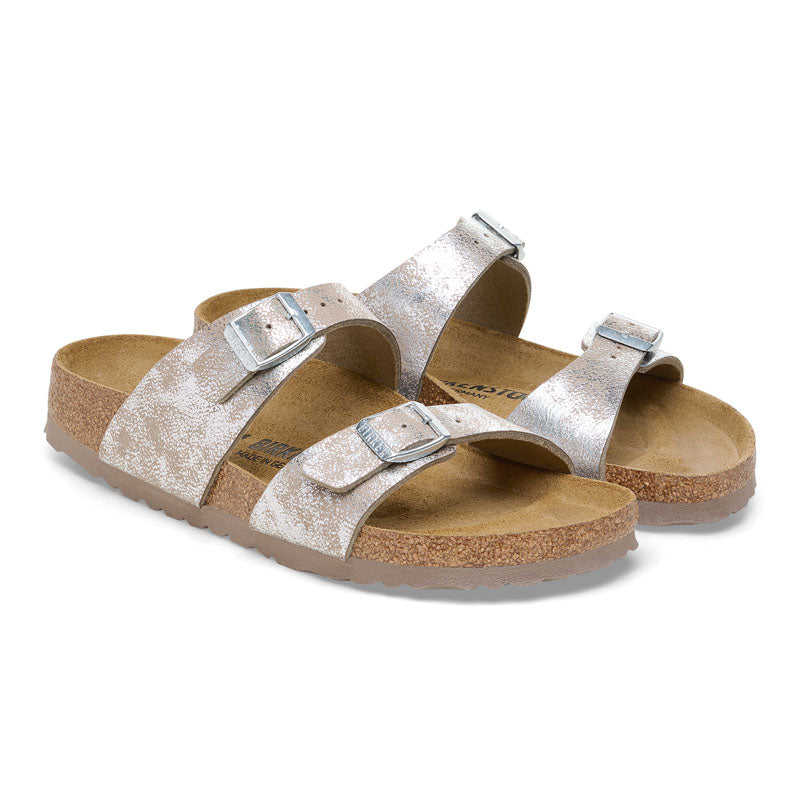 Birkenstock spotted best sale metallic silver