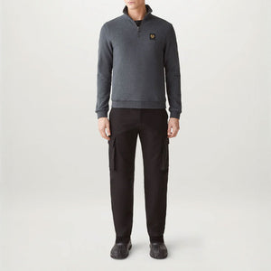 Quarter Zip Sweatshirt in Charcoal Heather