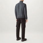 Quarter Zip Sweatshirt in Charcoal Heather