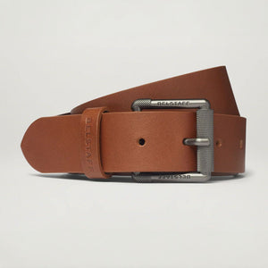 Roller Buckle Belt in Earth Brown