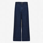 Luca Wide Leg Jeans in Dark Denim