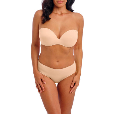 WACOAL Ines Secret Underwire Moulded Strapless Bra in Frappe