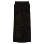 MMMella Suede Skirt in Black