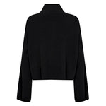 MMCardi Zip Cardigan in Black