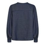 MOS MOSH MMYen Denim Blouse in Dark Blue