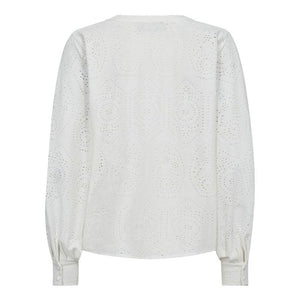 MMYen Sina Lace Blouse in Ecru