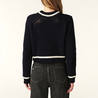 BA&SH Bota Jumper in Marine