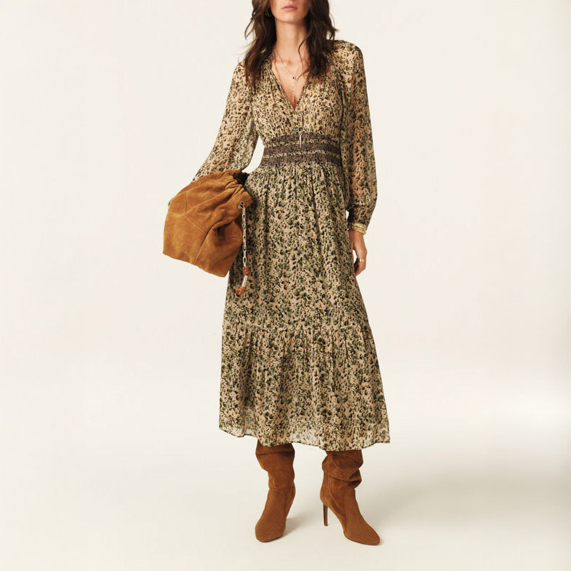 BA&SH Coraly Dress in Ecru