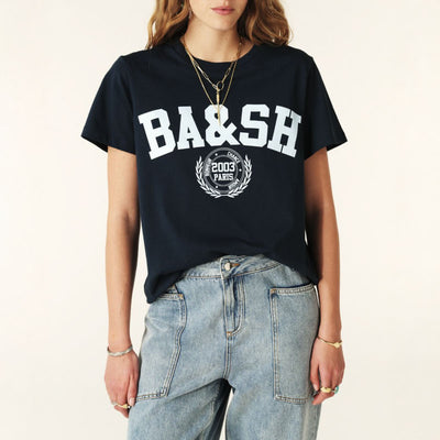 BA&SH Ioni T-Shirt in Navy