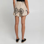 GREEK ARCHAIC KORI Lefkada Shorts in Beige/Black