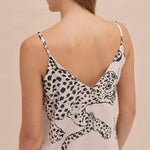 The Jag Print Slip Nightie in Cream