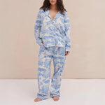 Loxodonta Long PJ Set in Blue