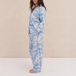 Loxodonta Long PJ Set in Blue