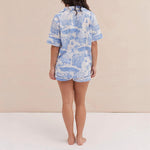 Loxodonta Short PJ Set in Blue