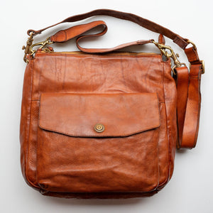 Ossidiana Shoulder Bag in Cognac