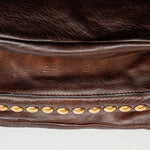 Anetista Half Sphere Stud Crossbody in Brown