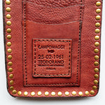 Malachite Stud Phone Case in Burgundy