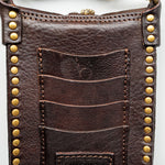 Bella Di Notte Studded Phone Case in Brown