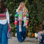 Love Party Resort Scarf in Sky/Lime/Multi