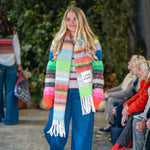 Love Party Resort Scarf in Sky/Lime/Multi