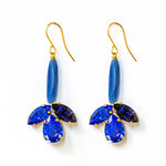 Bud Earrings in Bright Blue