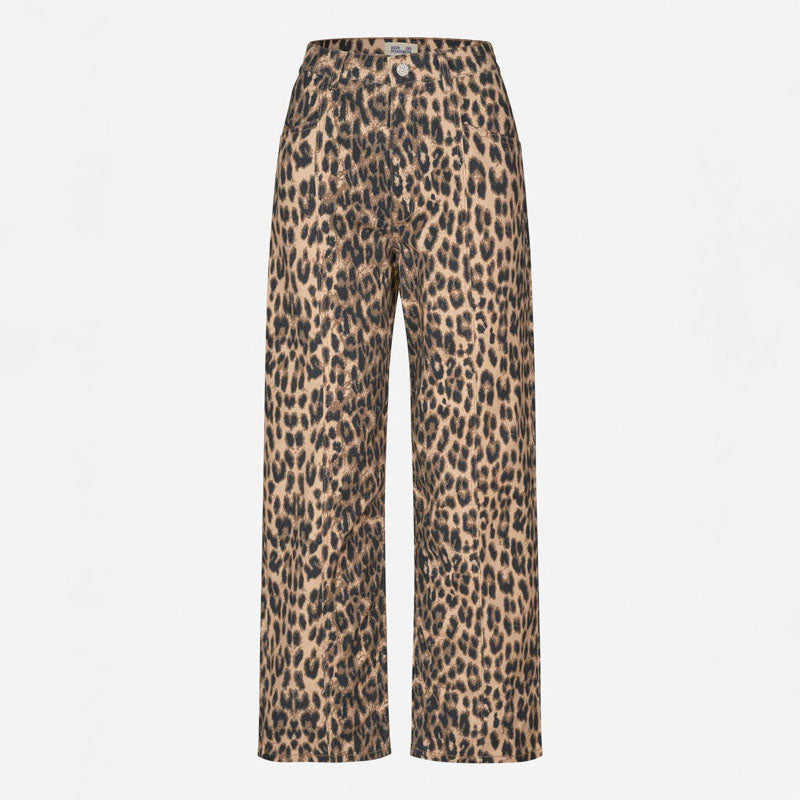 BAUM UND PFERDGARTEN Nara Jeans in Brown Baum Leopard