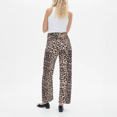 Nara Jeans in Brown Baum Leopard