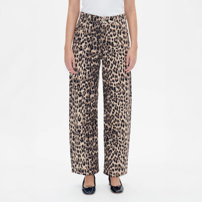 Nara Jeans in Brown Baum Leopard