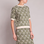 Zufolo Jacquard Knit in Green