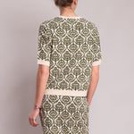 WEEKEND MAXMARA Zufolo Jacquard Knit in Green