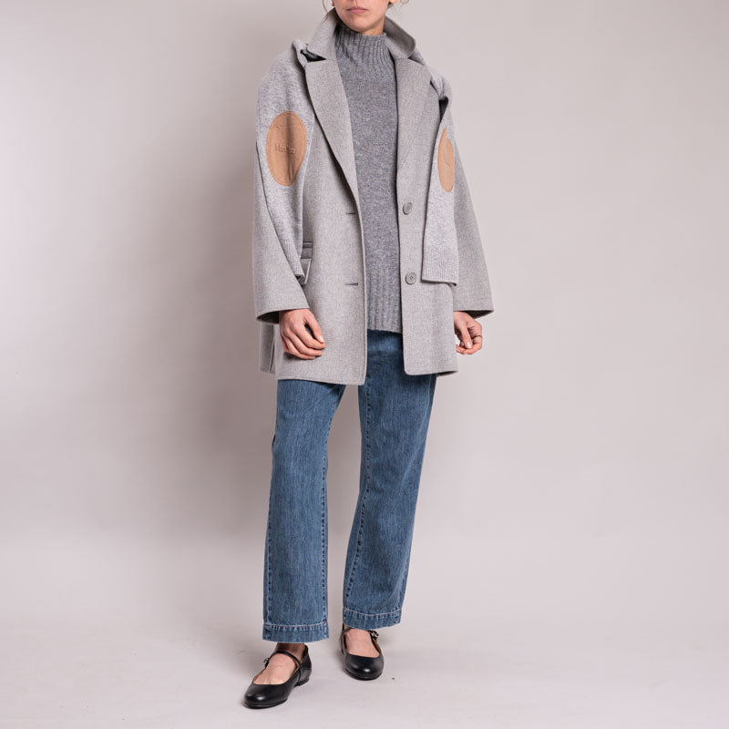 Florian Coat in Medium Grey