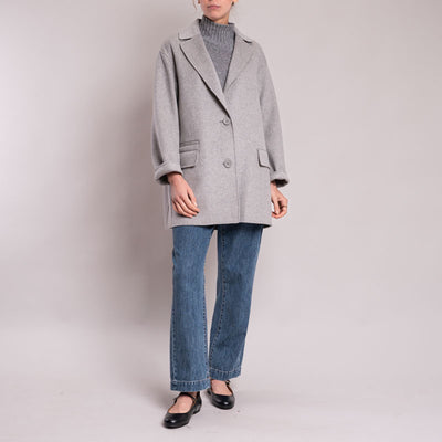 Florian Coat in Medium Grey