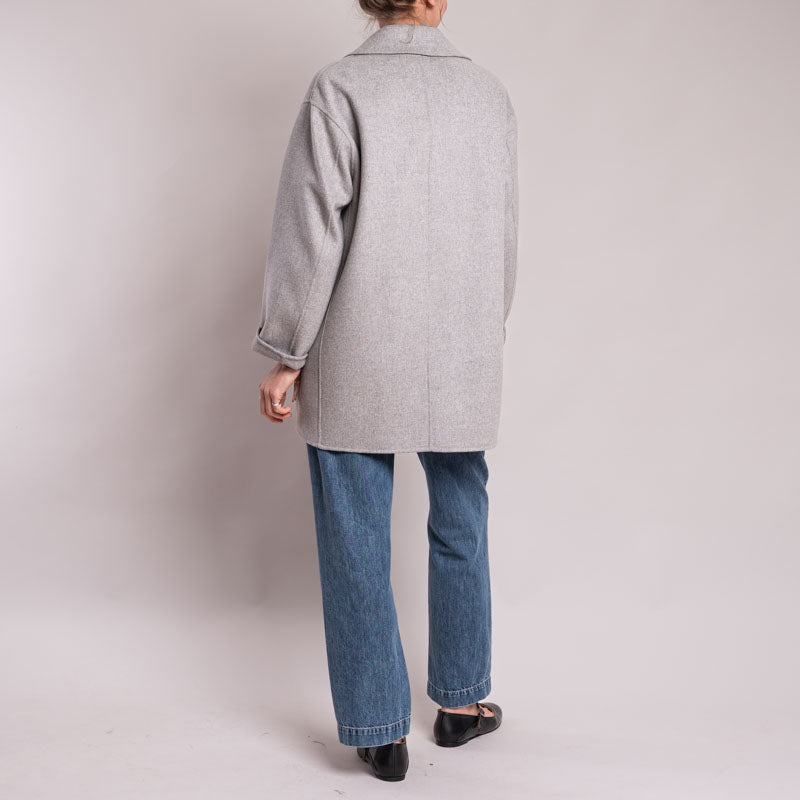 Florian Coat in Medium Grey