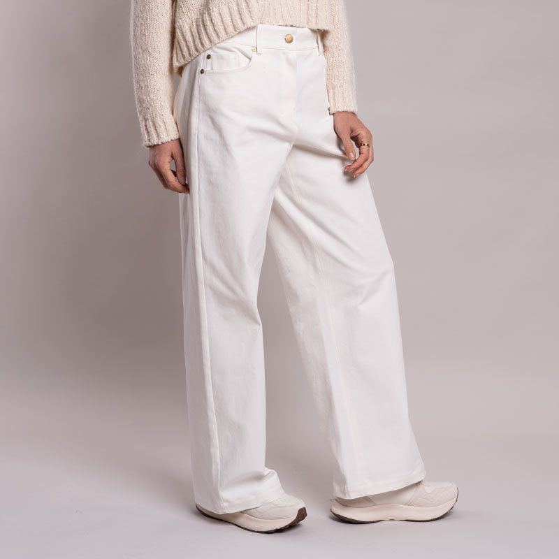 Marianna Long Trousers in White