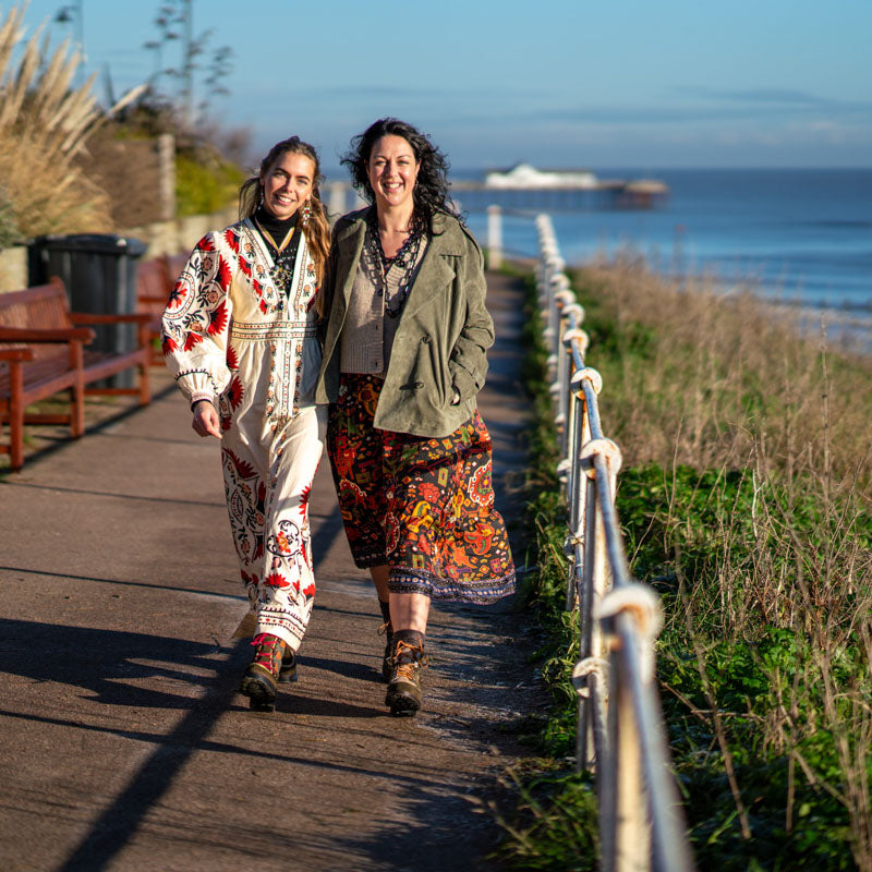 Cashew Mandala Cream Maxi Dress