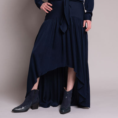 Palm Royale Skirt in Navy